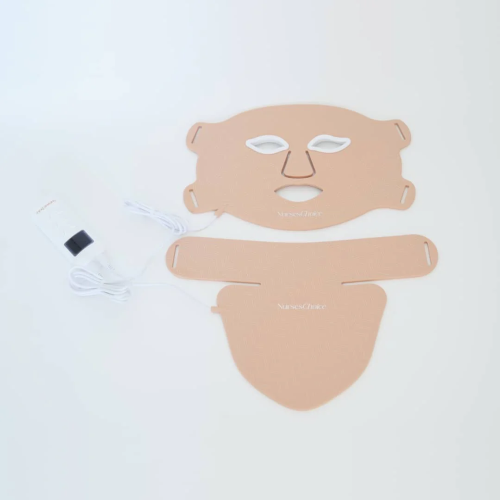 Nurses Choice LED Face, Neck & Décolletage Light Therapy Mask