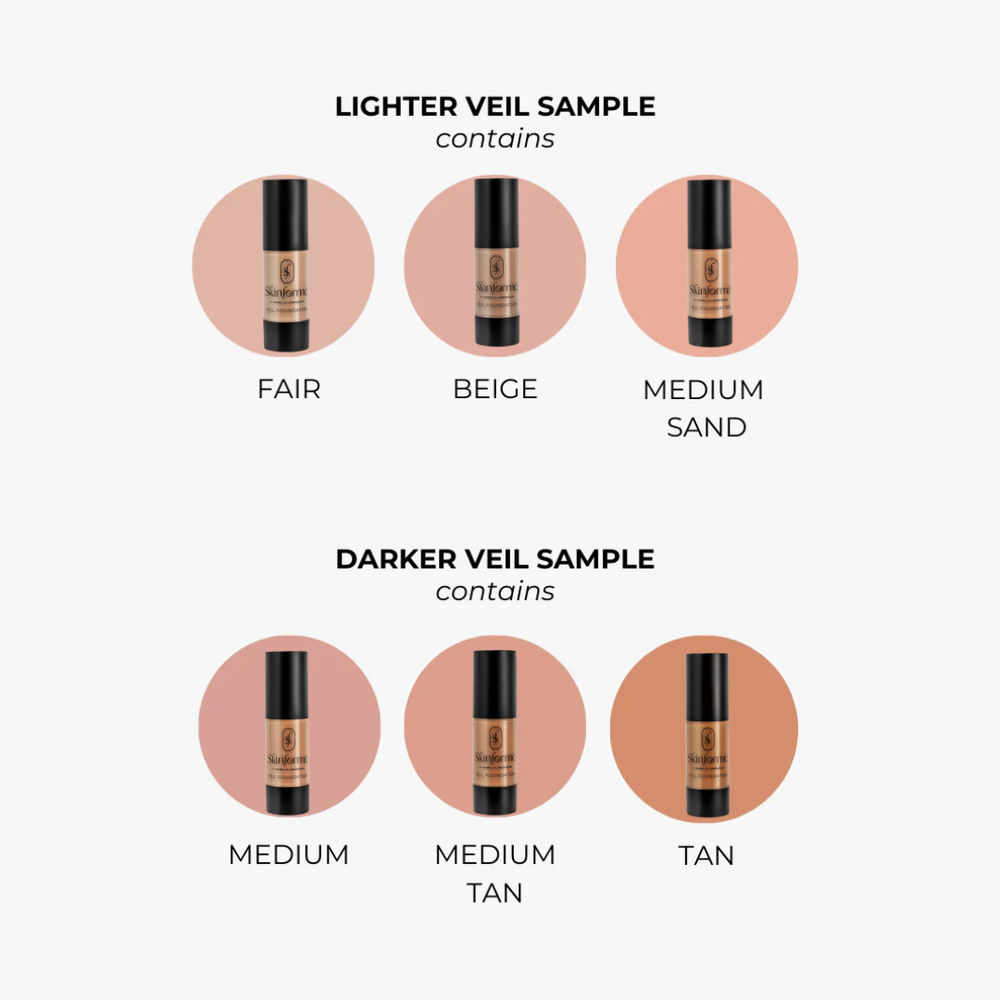 Skinformé Veil Foundation Samples